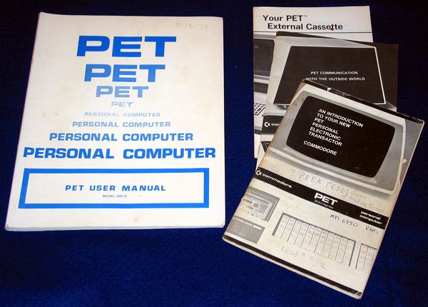 Documentation for the Pet 2001