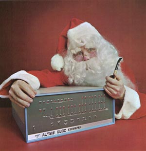 An Altair Christmas ad from the mid 1970s
